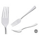 SET 12 FORCHETTA PLASTICA ARGENTATO 