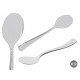 SET 12 CUCCHIAIO DOLCE PLASTIC ARGENTATO 