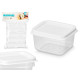 SET 10 BOTE CUADRADO TAPA 100ML