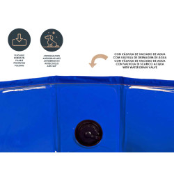 POLYESTER DOG POOL 80X20CM