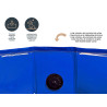 POLYESTER DOG POOL 120X30CM
