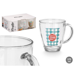 TASSE EN VERRE HOT COFFEE 370ML