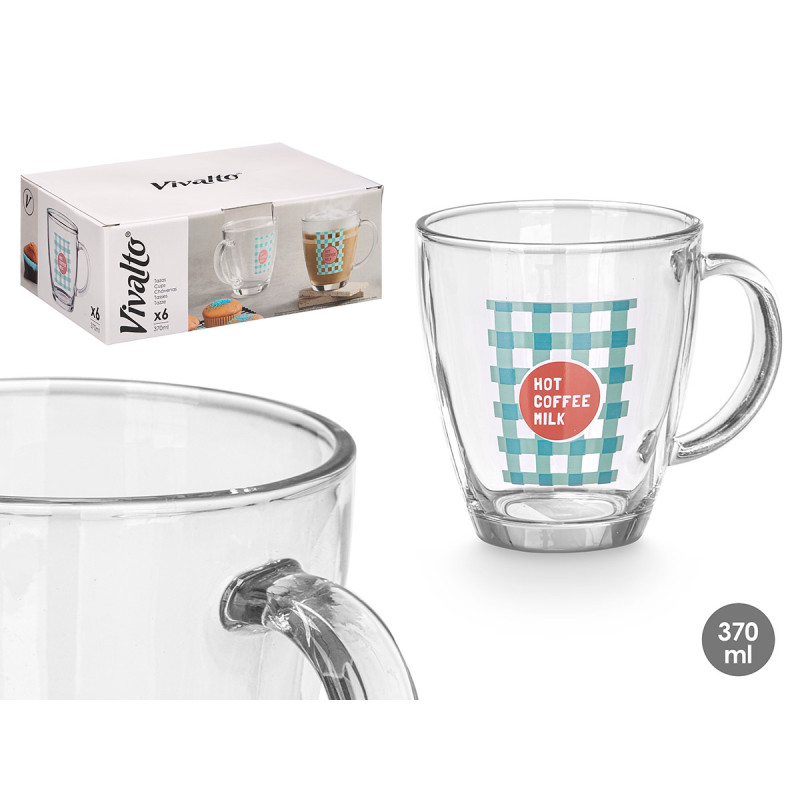 TASSE EN VERRE HOT COFFEE 370ML