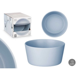 ASSIETTE CREUSE 15 CM LISSE BLEU
