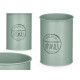 STEEL UTENSIL HOLDER GREEN MINT