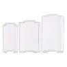 SET 3 BANDEJAS ORGANIZAD TRANSP NEVERA 