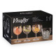 SET SECCHIO GHIACCIO 4 CALICI GIN TONIC