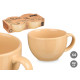 SET 4 TAZONES BEIGE 480ML
