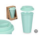 VASO TAPA SILICONA MENTA 360ML