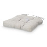 SET 2 CUSCINI SEDIA GRIGIO CHIARO 40X40CM
