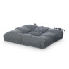 SET 2 CUSCINI SEDIA GRIGIO SCURO 40X40CM