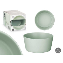 ASSIETTE CREUSE 15 CM LISSE VERTE