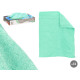SET 12 CHIFFONS EN MICROFIBRE MENTHE 30X23CM