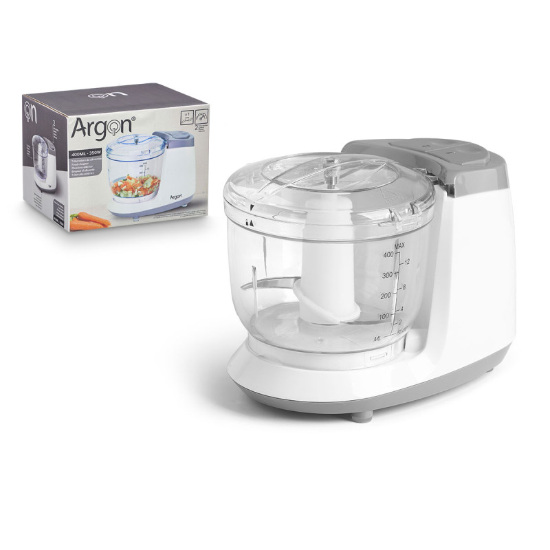 TRITATUTTO 2 VELOCITÁ 2 LAME BIANCO  350W 400ML