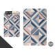 TAPIS DE CUISINE TRIANGLES BLEU 50X80CM
