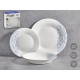 VAISSELLE DÉCORÉE RONDE 18 PIÈCES