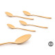 SET 4 GOLDEN TEASPOON 