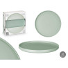 ASSIETTE PLATE 26 CM  LISSE VERTE