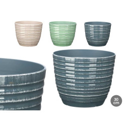 VASO RIGHE 30CM ASS 3 COL