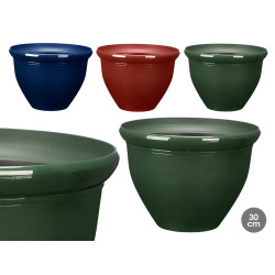 VASO ARROTONDATO 30CM ASS 3 COL