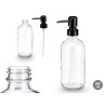 DISPENSER VETRO ROTONDO TRASPARENTE 500ML