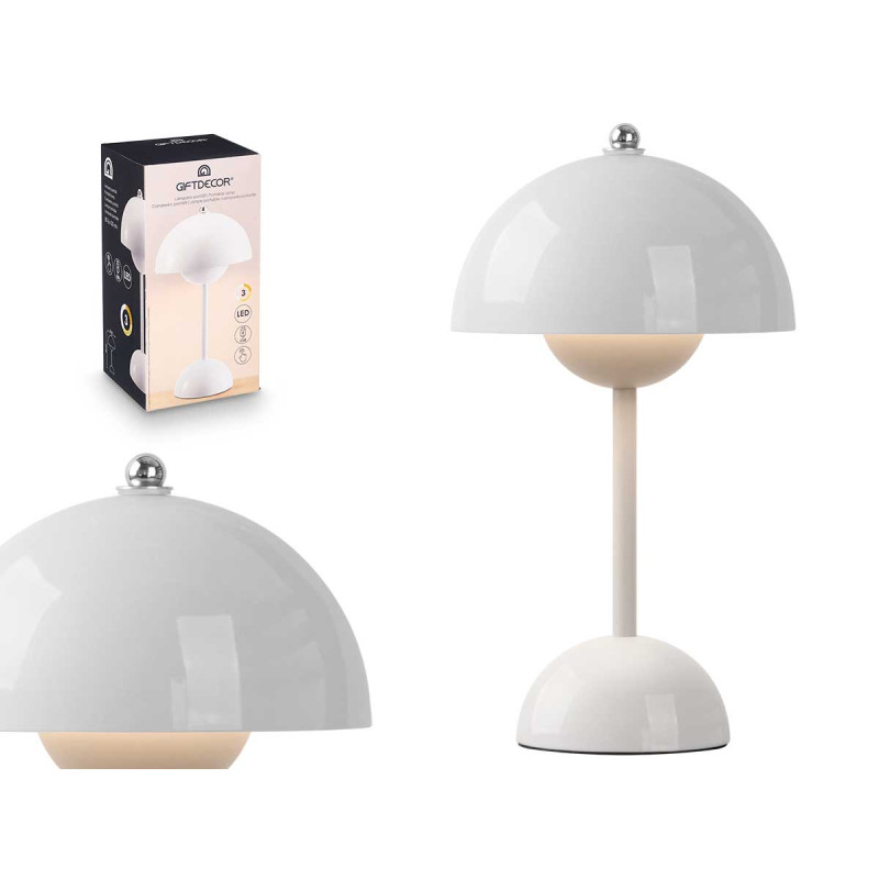 LAMPE CHAMPIGNON BOULE BLANC 1.5W