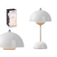 LAMPE CHAMPIGNON BOULE BLANC 1.5W