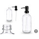 DISPENSEUR  VERRE ROND TRANSPARENT 500ML 
