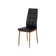 BLACK CHAIR WOOD COLOUR LEGS
