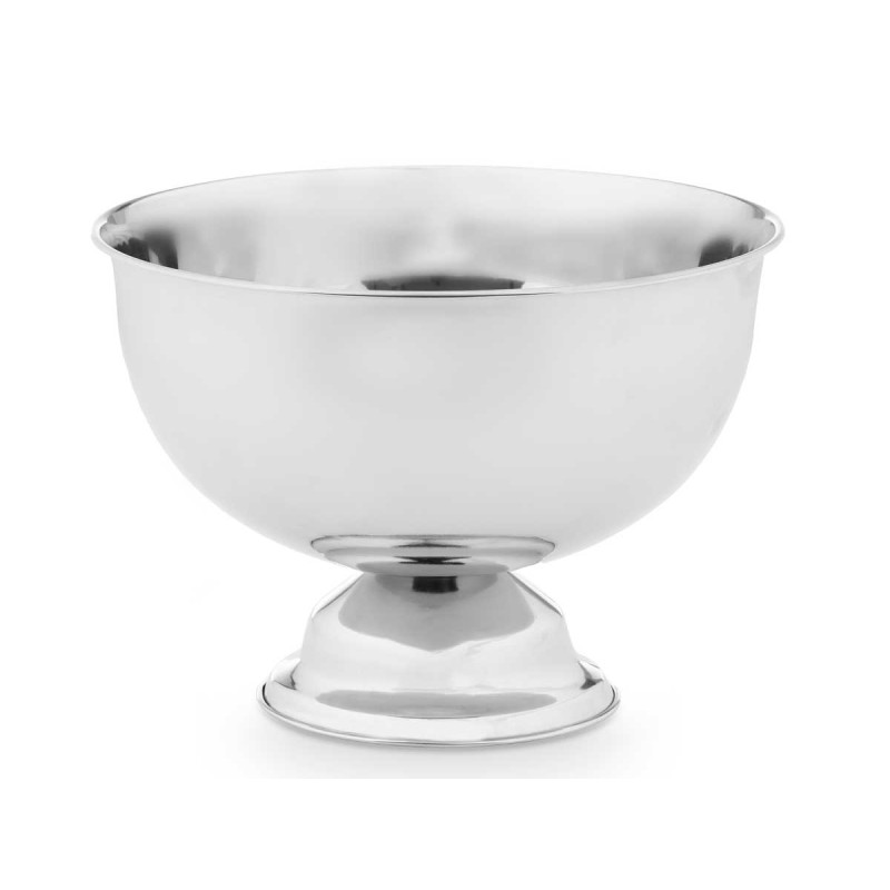 STEEL FRUIT BOWL SMOOTH BASE 25CM