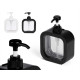 PLASTIC DISPENSER 500ML ASSORTED WHITE AND BLACK