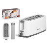 TOSTAPANE DOPPIO LUNGO BIANCO MATTE 1400W