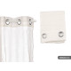 WHITE CURTAIN TRANSPARENT 