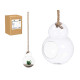 VASE SUSPENDUE DOUBLE BOULE CORDE PETIT