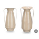 VASE CONIQUE 41CM BRUN CLAIR
