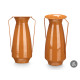 VASE CONIQUE 41CM BRIQUE