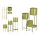 SET 3 JARDINIÈRES PIED VERT