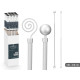CURTAIN ROD SURT 2 120 X 210CM SILVER