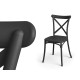 SILLA CRUZ NEGRA
