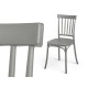 GREY CROSS CHAIR 