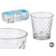 SET 6 VASOS ROMBOS 280ML
