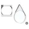 MIROIR ROND À SUSPENDRE BLANC