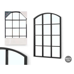 WINDOW SHAPE MIRROW BLACK
