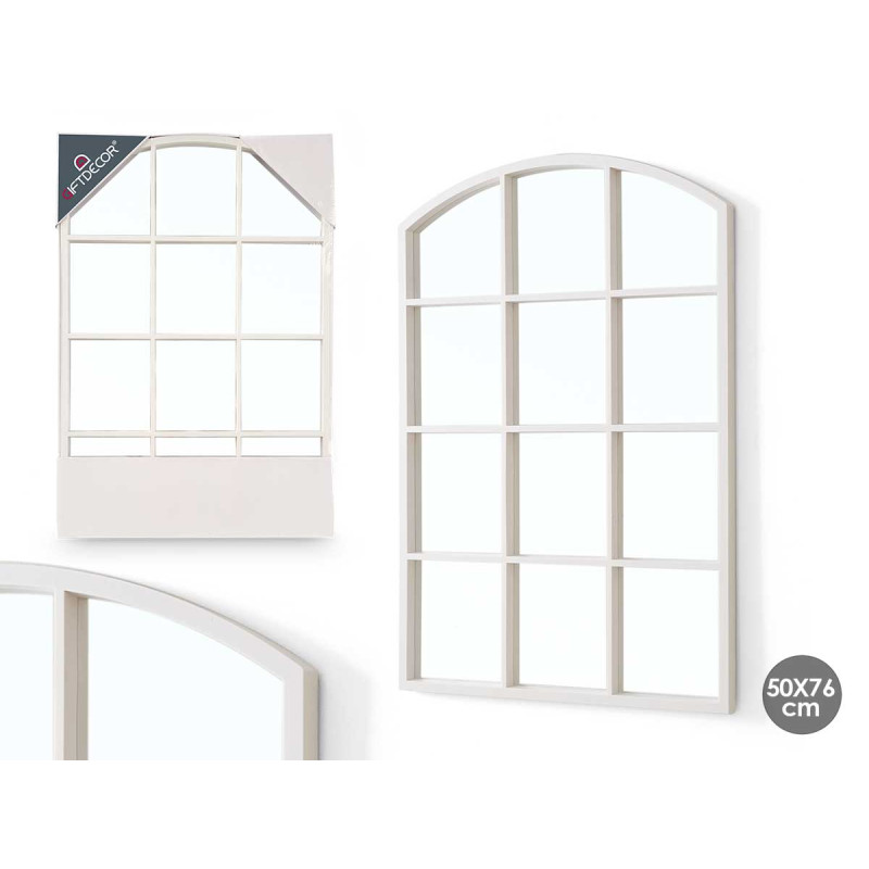 WINDOW SHAPE MIRROW WHITE