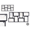 8 SPACES PHOTO FRAME 10X15 BLACK 