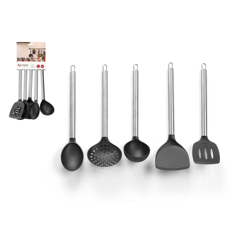 SET 5 USTENSILES CUISINE FBT ACIER