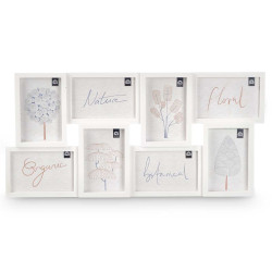 8 SPACES PHOTO FRAME 10X15 WHITE 