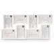 8 SPACES PHOTO FRAME 10X15 WHITE 