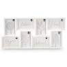 8 SPACES PHOTO FRAME 10X15 WHITE 