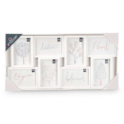 8 SPACES PHOTO FRAME 10X15 WHITE 